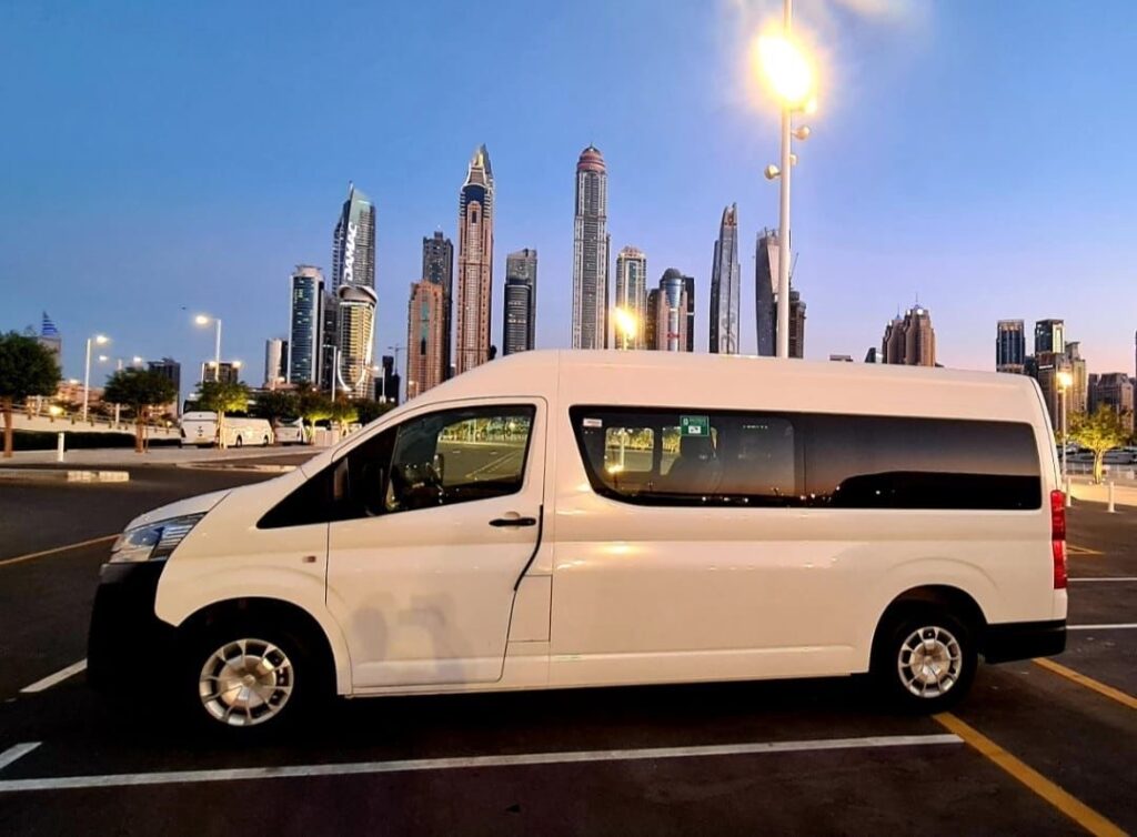 18 Seater Sprinter Luxury Van Rental in Dubai 3 Rent 18, 19, or 20-Seater Sprinter Van with Driver in Dubai